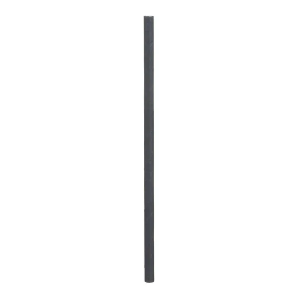 6" Solid Black Cocktail Paper Straw Unwrapped - 4 x 500 - Stone Paper Straws - Eco Friendly