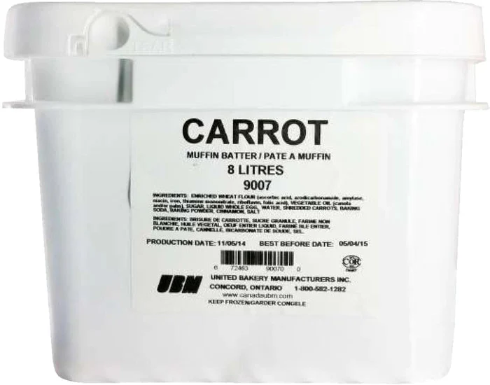 Muffin Batter - Carrot(United Bakery)