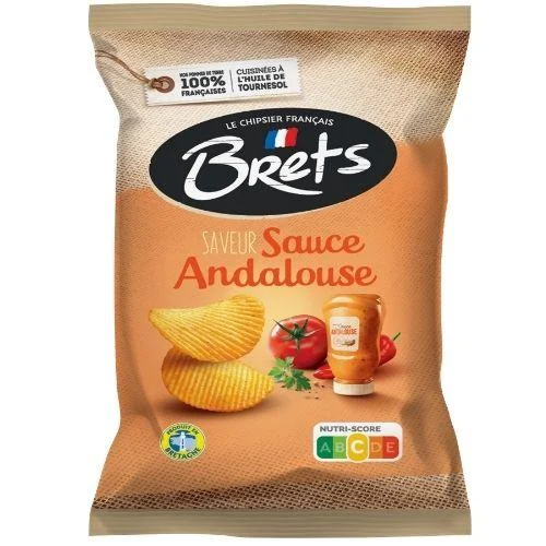 Brets Chips Andalusian Sauce Flavour 125 g