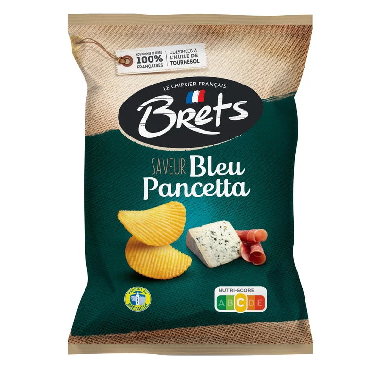 Brets Chips Blue Cheese & Pancetta Flavour 125 g