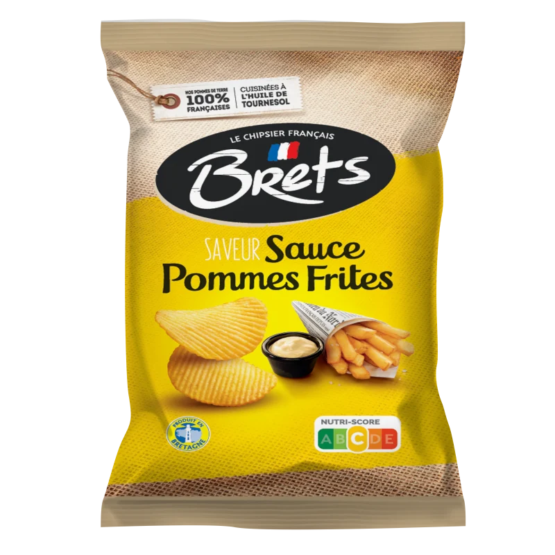 Brets Chips French Fries Sauce Flavour 125 g