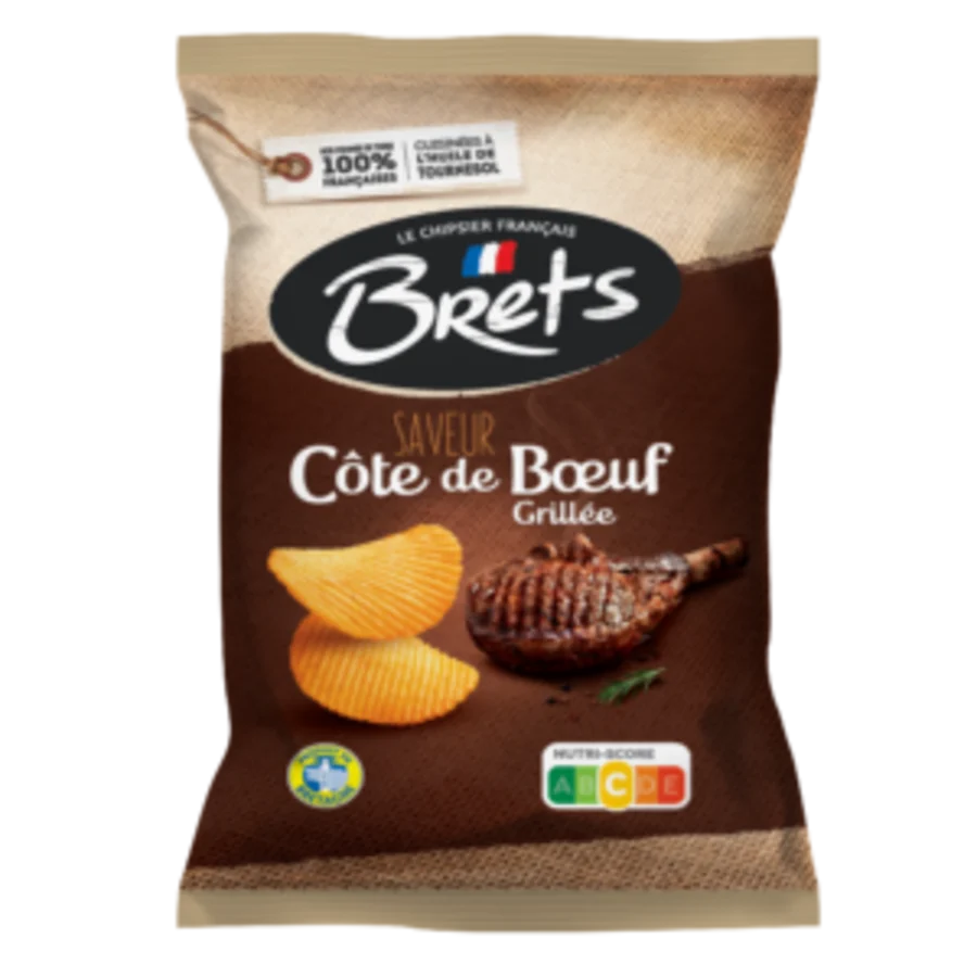 Brets Chips Grilled Beef Rib Flavour 125 g