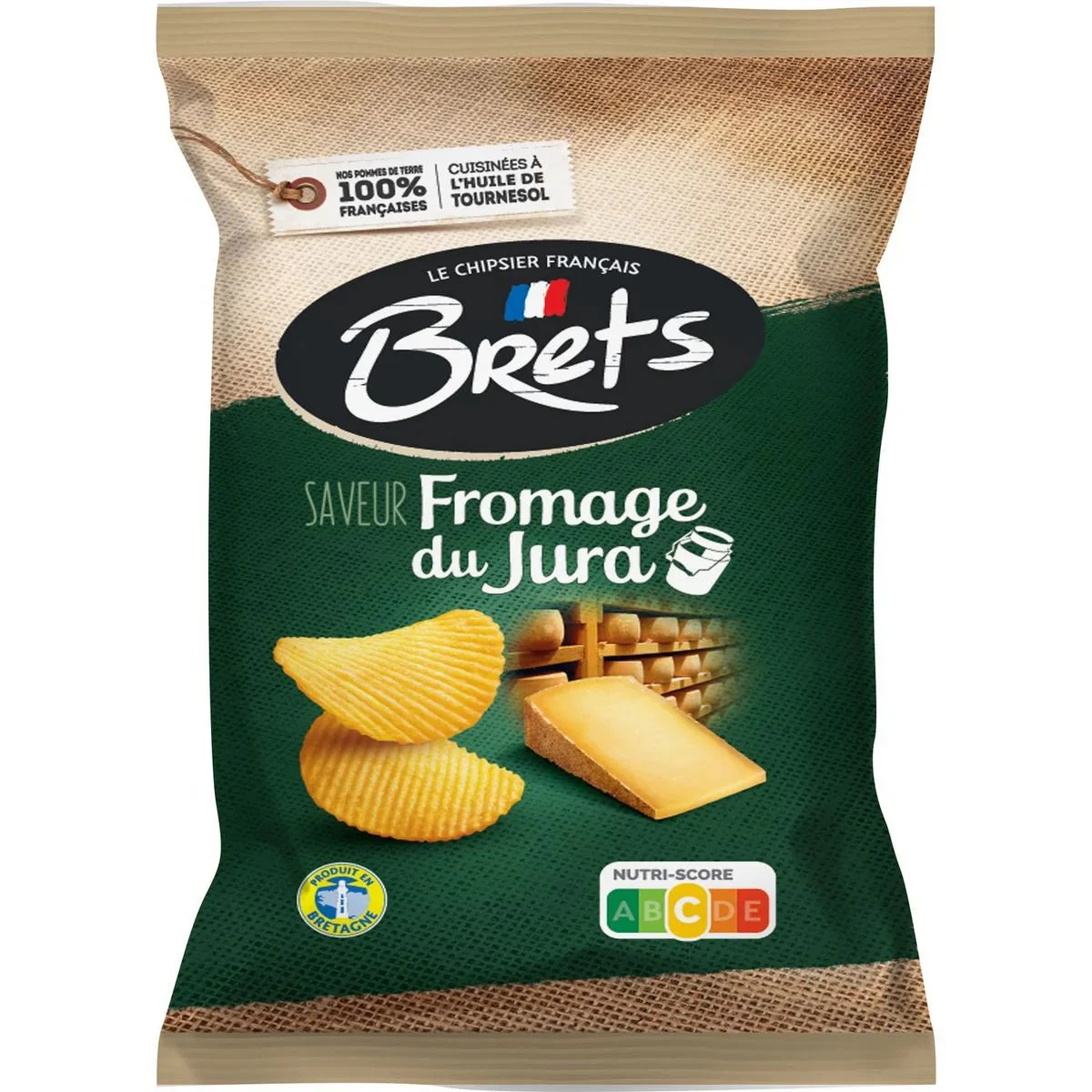Brets Chips Jura Cheese Flavour 125 g