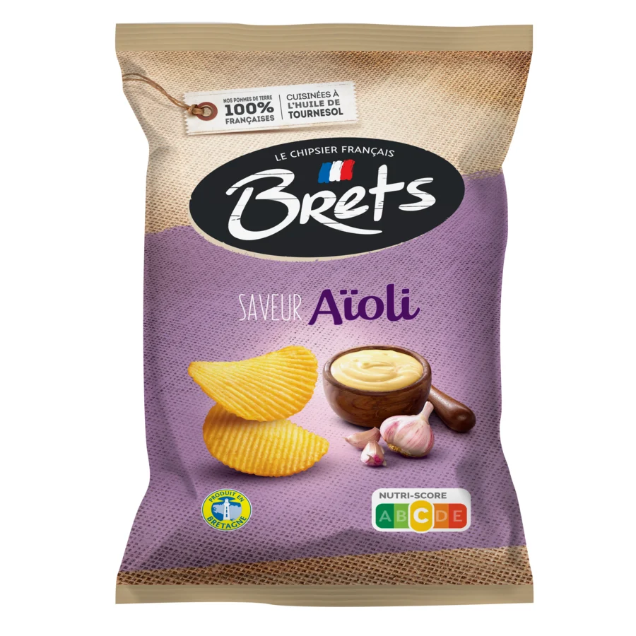 Brets Chips Aïoli Flavour 125 g