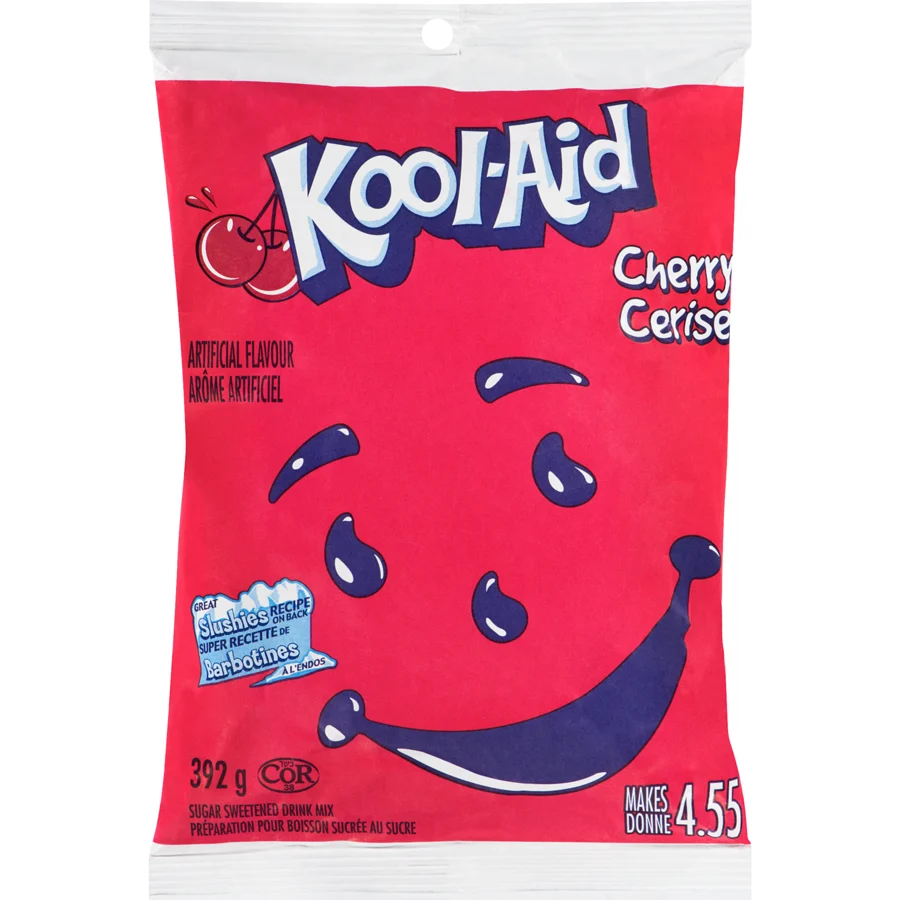 Cherry - Drink and Slush Mix - Kool-Aid - 18 x 392gr/Case