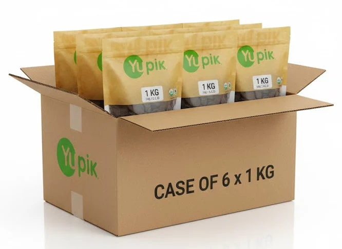 Cocoa Liquor Wafers - Organic - Case of 6 x 1KG - Yupik - For Baking, Molding & Coating - Ships Free Within Canada - Canadian Distribution