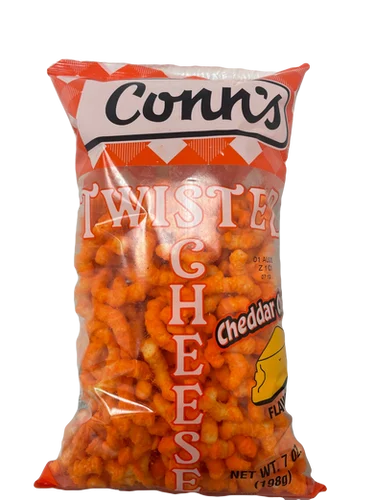 Conn's Twisted Cheese Puffs 7 oz. - 4 PACK BOX