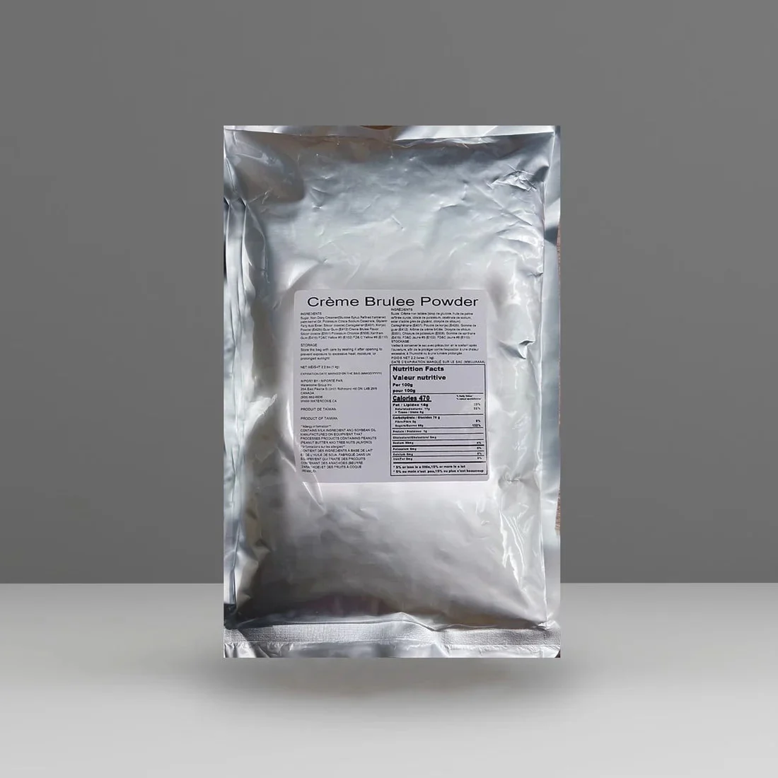 Crème Brûlée Powder - 1 KG - Canadian Distribution
