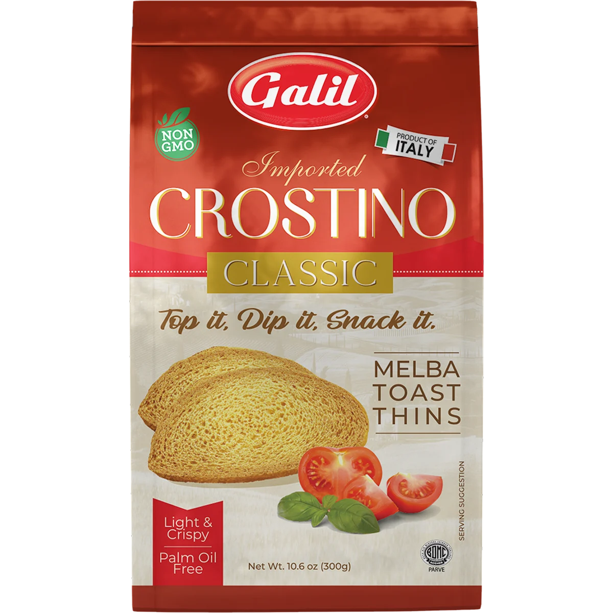 Crostino | Melba Toast Thins | Classic | 10.6 oz | Galil