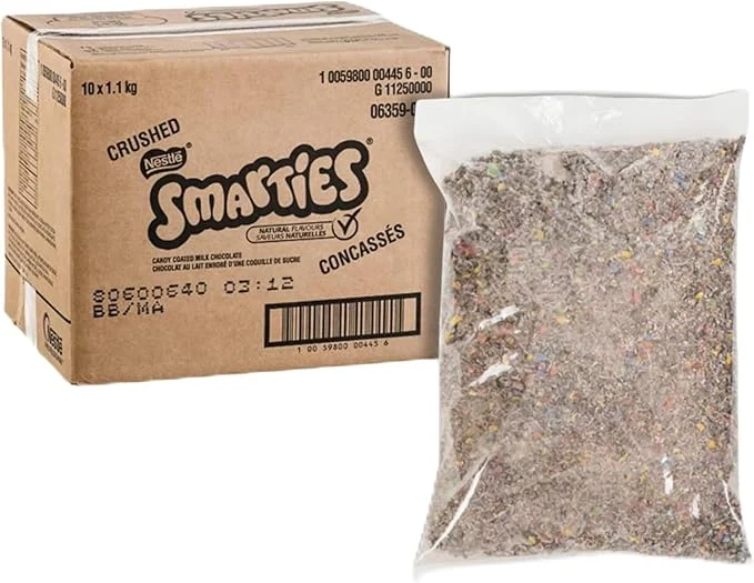 Crumbled Smarties | 10 x 1.1 kg | Canadian Distribution