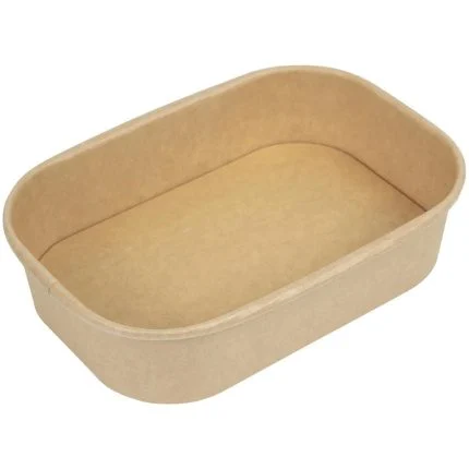 Ecomates - Kraft Salad Bowl - Rectangular - 16oz