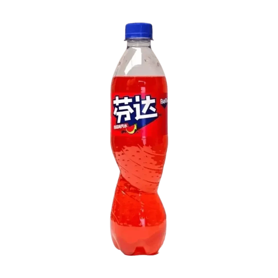 Fanta Watermelon – Refreshing Watermelon-Flavored Soda 500mL Bottle (China)