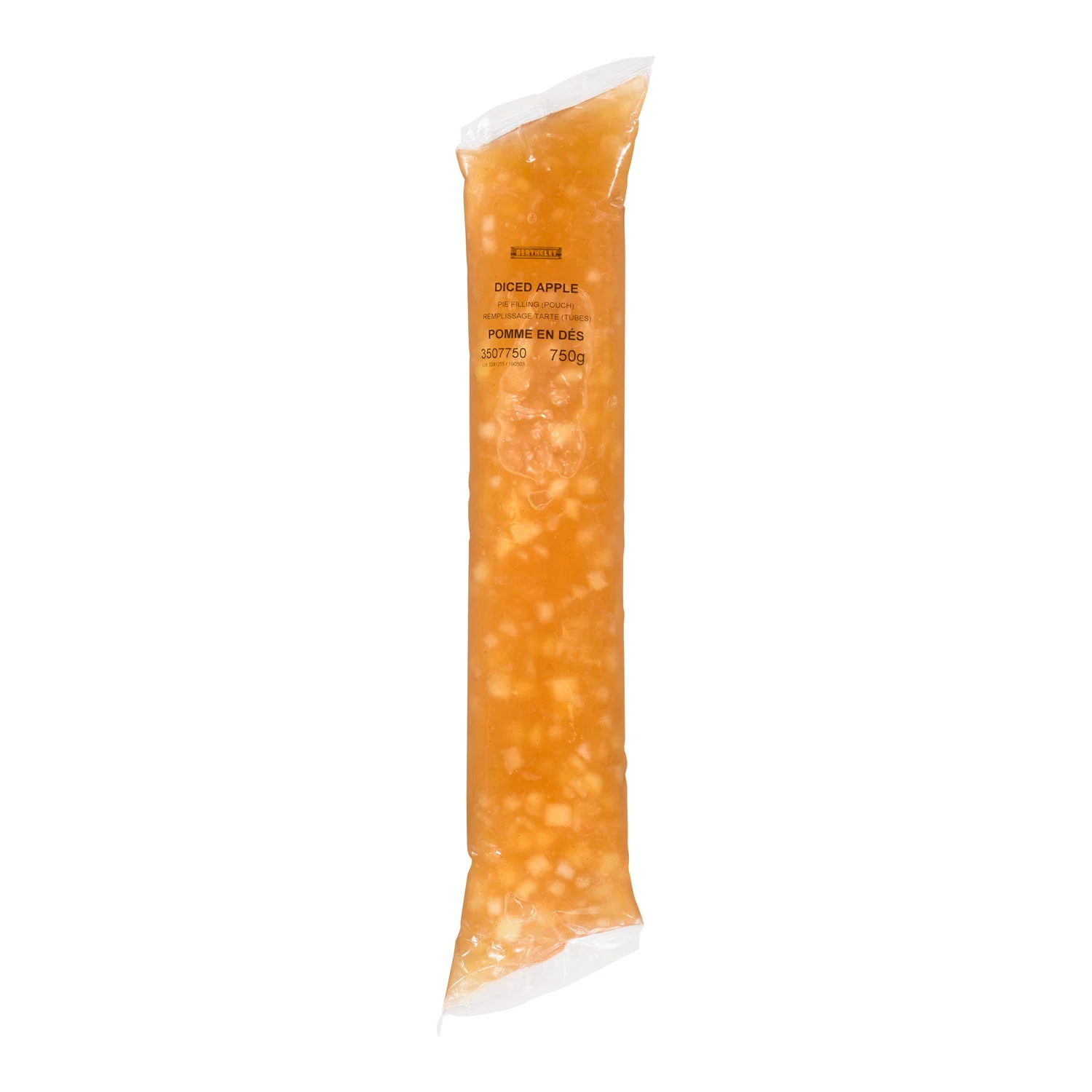 Filling Pie Apple Diced Pouch - 12 x 750 g - Berthelet - Baking Mixes and Ingredients - Canadian Distribution