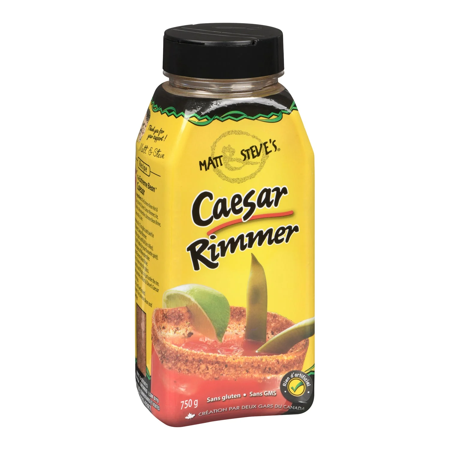 Flavour Blend Caesar Rimmer - Matt & Steve's - 750g (case = 3 x 750g) - Canadian Distribution