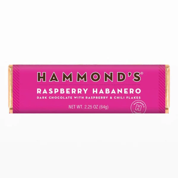 Hammond's Raspberry Habanero Dark Chocolate Candy Bar 64 g