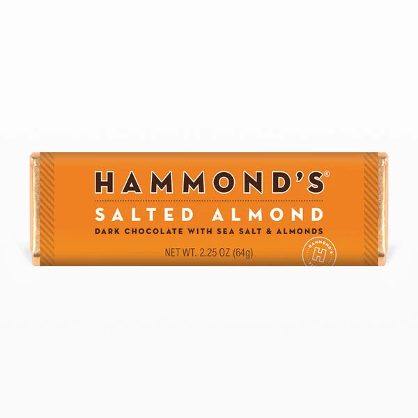 Hammond's Salted Almond Dark Chocolate Candy Bar 64 g