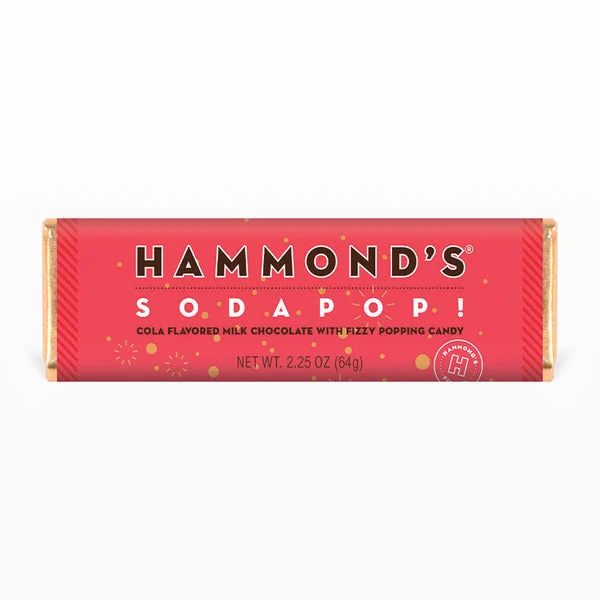 Hammond's Sodapop! Milk Chocolate Candy Bar 64 g