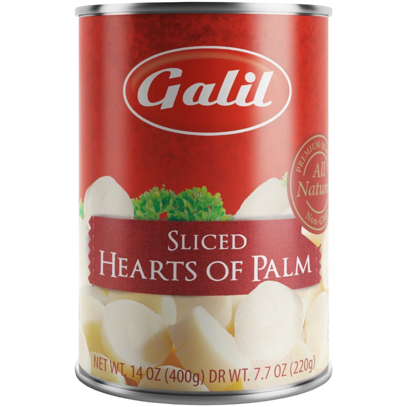 Hearts Of Palm | Sliced | Non-GMO | 14 oz | Galil