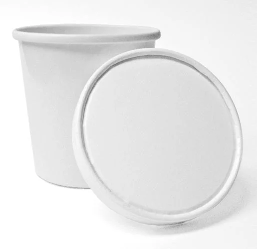 Ice Cream To Go Containers, 250 Cups and 250 Lids Combo, Available in 16 oz (Pint) or 32 oz (Quart) sizes