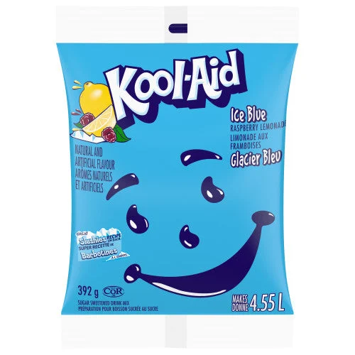 Iced Blue Raspberry - Drink and Slush Mix - Kool-Aid - 18 x 392gr/Case