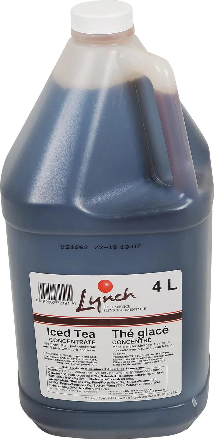 Iced Tea Concentrate – 2x4L - RTU 5+1 - Lynch