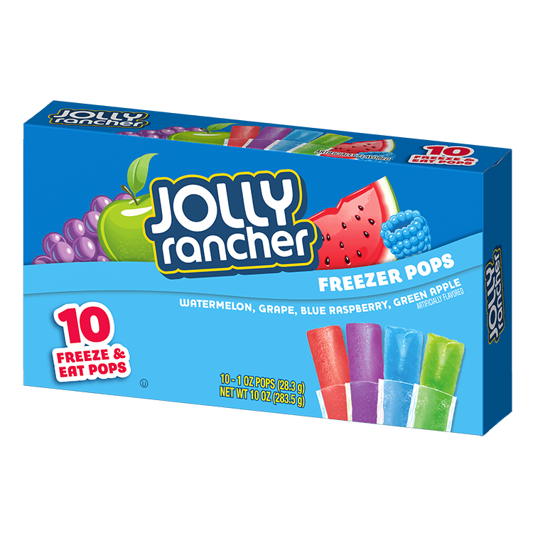 Jolly Rancher Freezer Pops Box 283.5 g