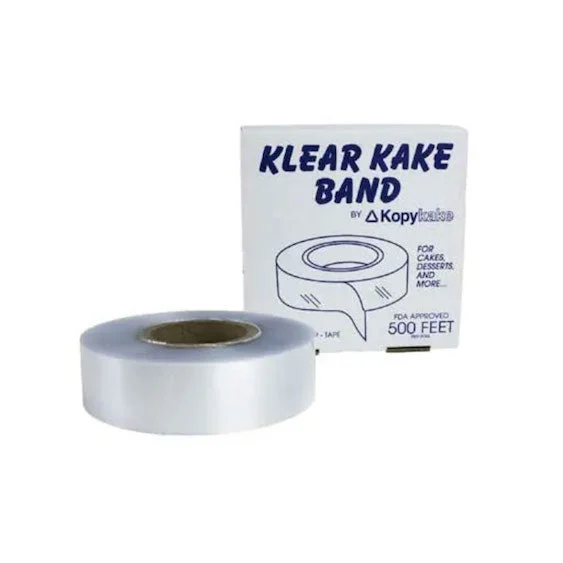KOPYKAKE Clear Acetate Cake Band, 2.5" high - Canadian Distribution