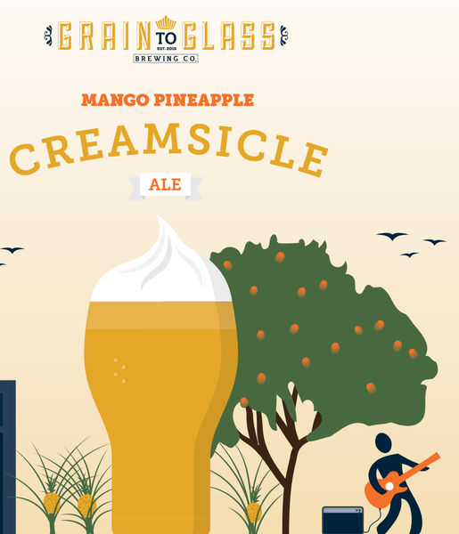 Mango Pineapple Creamsicle Ale - Grain To Glass All Grain Beer Kit - (Contains Lactose)