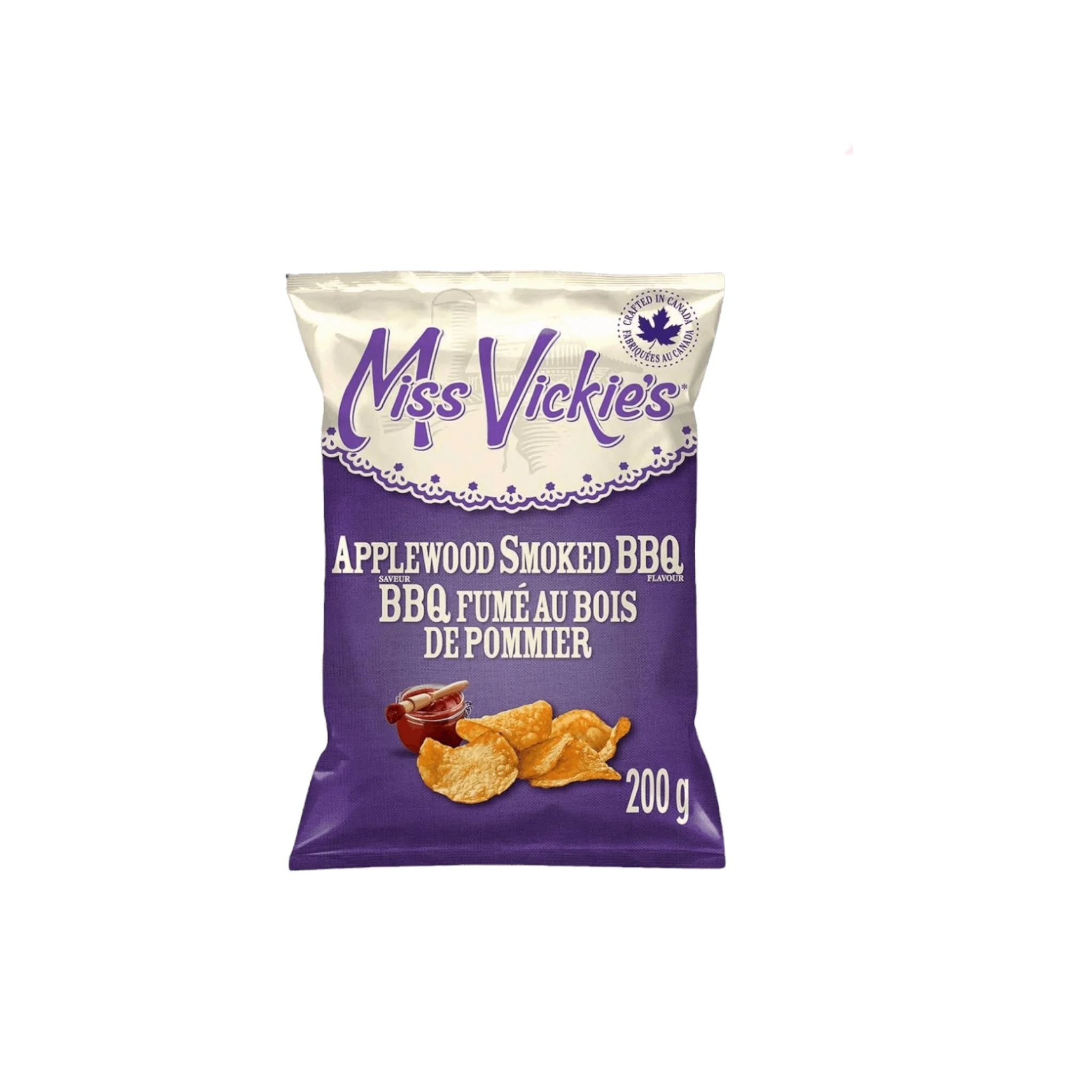 Miss Vickies Applewood Smoked BBQ -200g