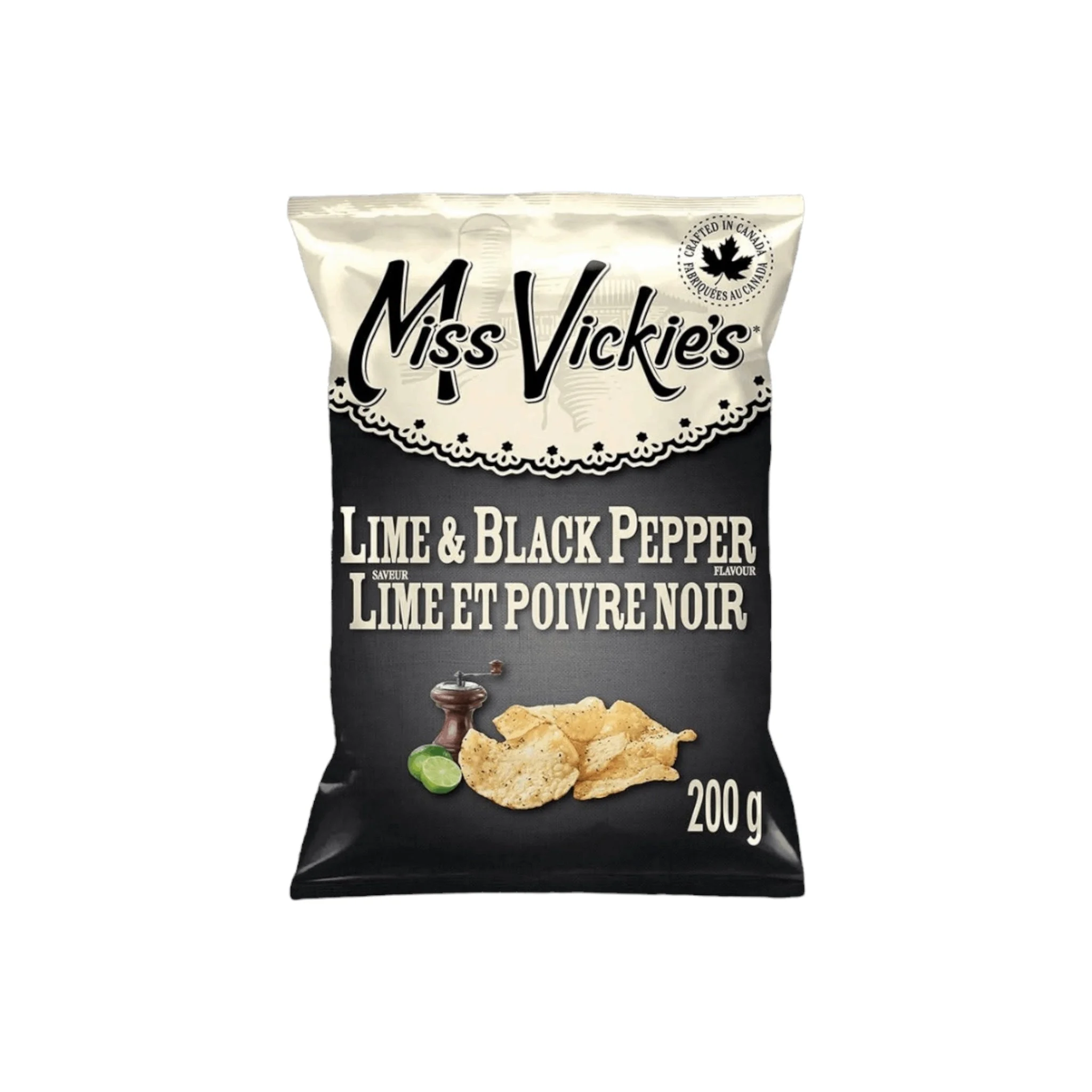 Miss Vickies Lime & Black Pepper