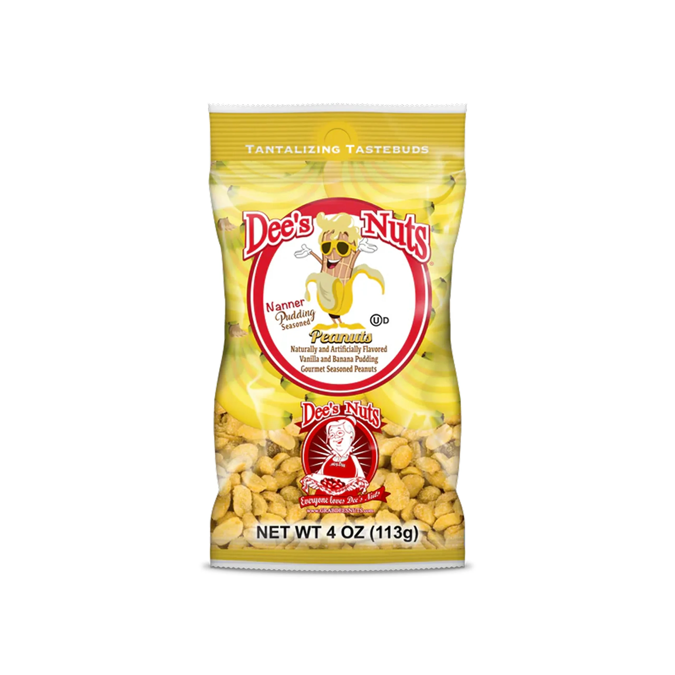 Nanner Pudding Gourmet Peanuts 4 Oz Bag