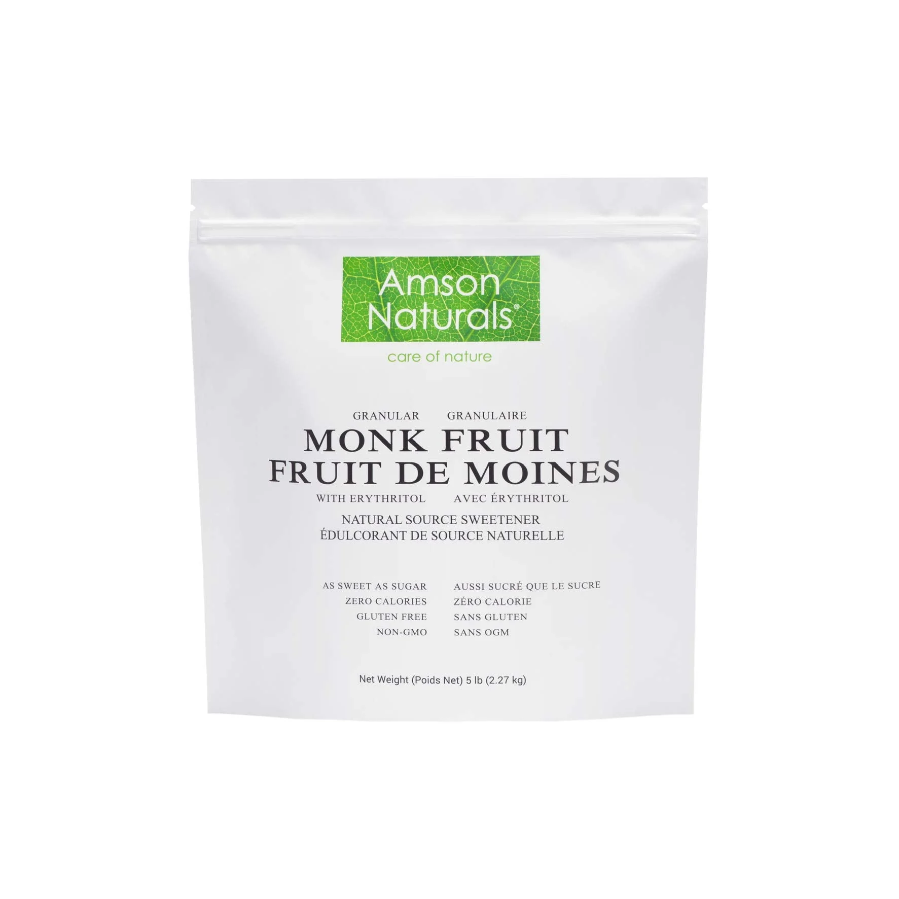 Natural Source – Sweetener – Granular 1:1 Sugar Substitute – 5 lb