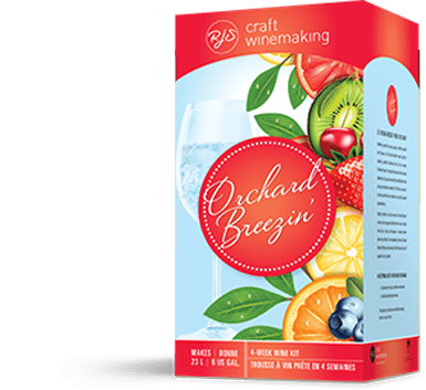 Orchard Breezin' Rockin' Raspberry Rose - 4 Week Wine Kit
