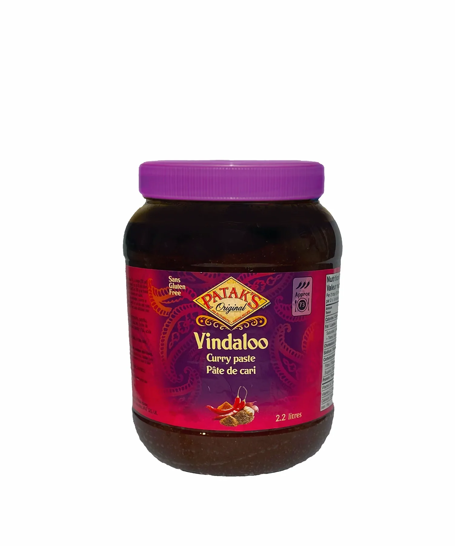 Patak's Vindaloo Paste - Foodservice -2 x 2.2LT