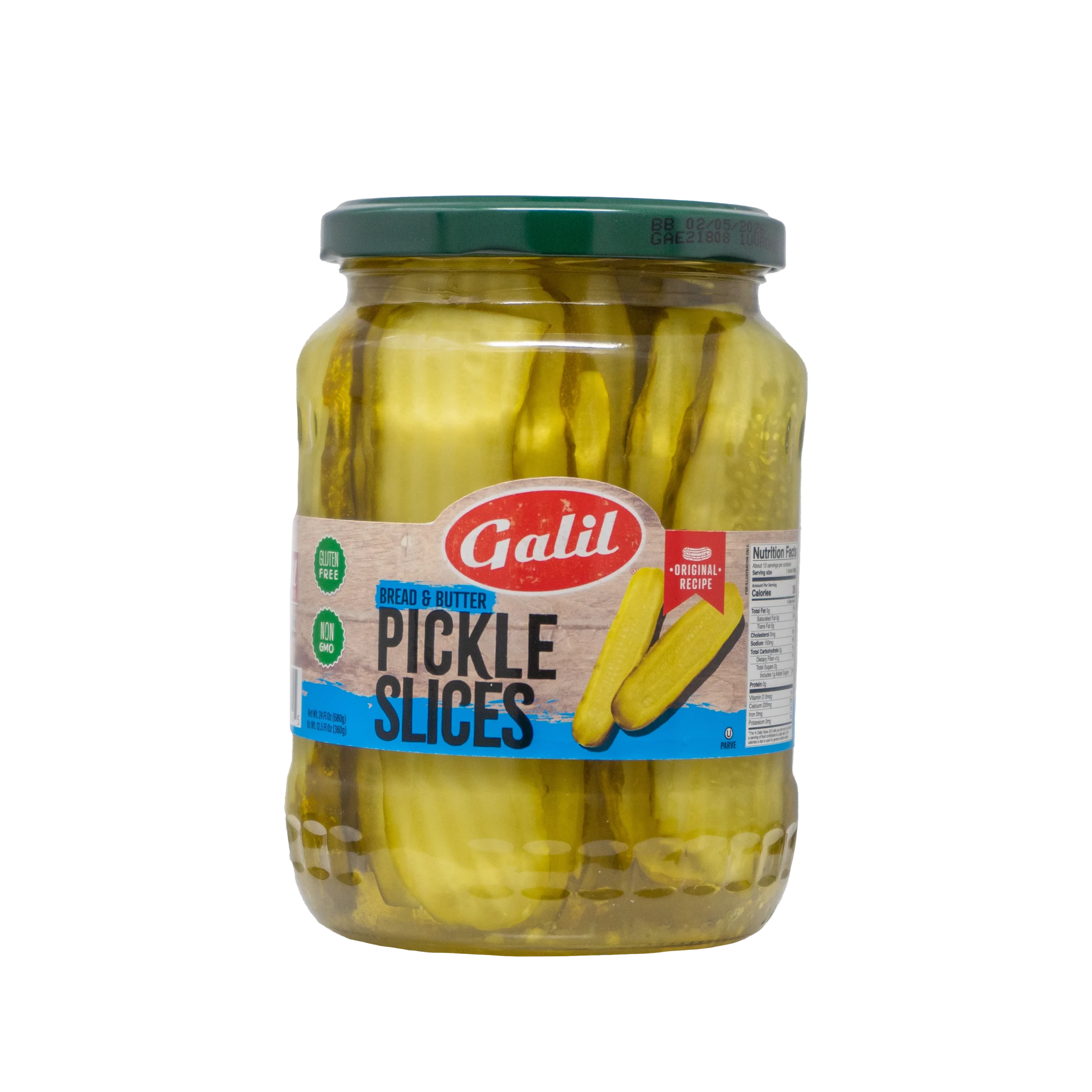 Pickle Sandwich Slices | 24 oz | Galil
