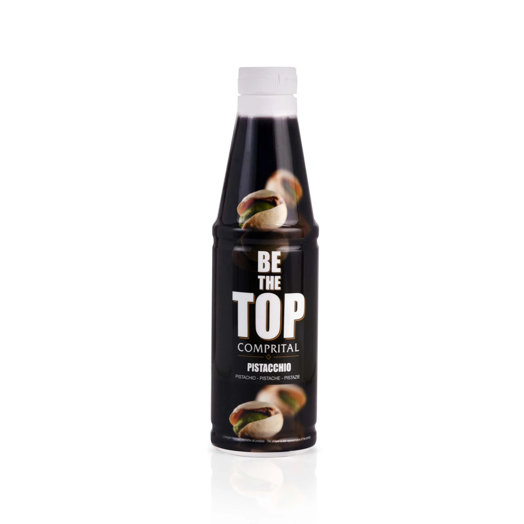 Pistachio Topping Sauce - Vegan - Be The Top - Case of 6 x 0.8 kg Bottles - Canadian Distribution
