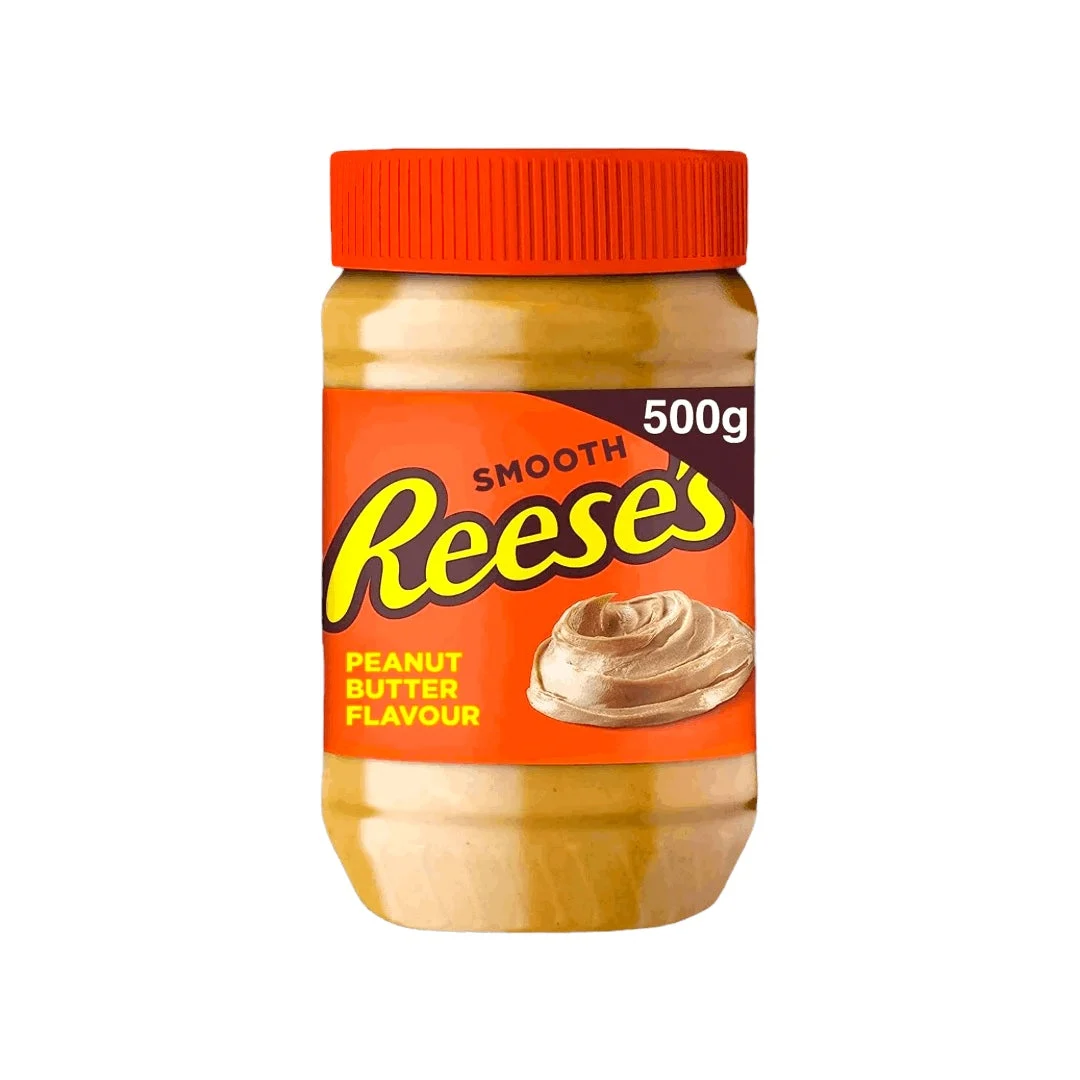 Reeses Smooth Traditional Peanut Butter Spread, 500g Jar