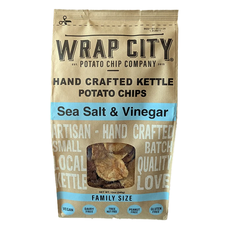Sea Salt & Vinegar – Homemade Kettle Potato Chips
