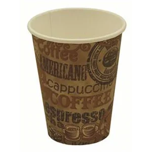 SOMI CUP1H12R-PR, Cup Paper Hot 12oz, Sgl Wll, Rustic Design, 25.50 LBS, PACK SIZE 1000