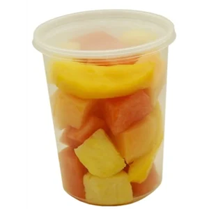 SOMI DC32CL-PR, Container Deli, 32oz Clear PP, 10x50,20.94LBS, CLEAR, 500 PER PACK