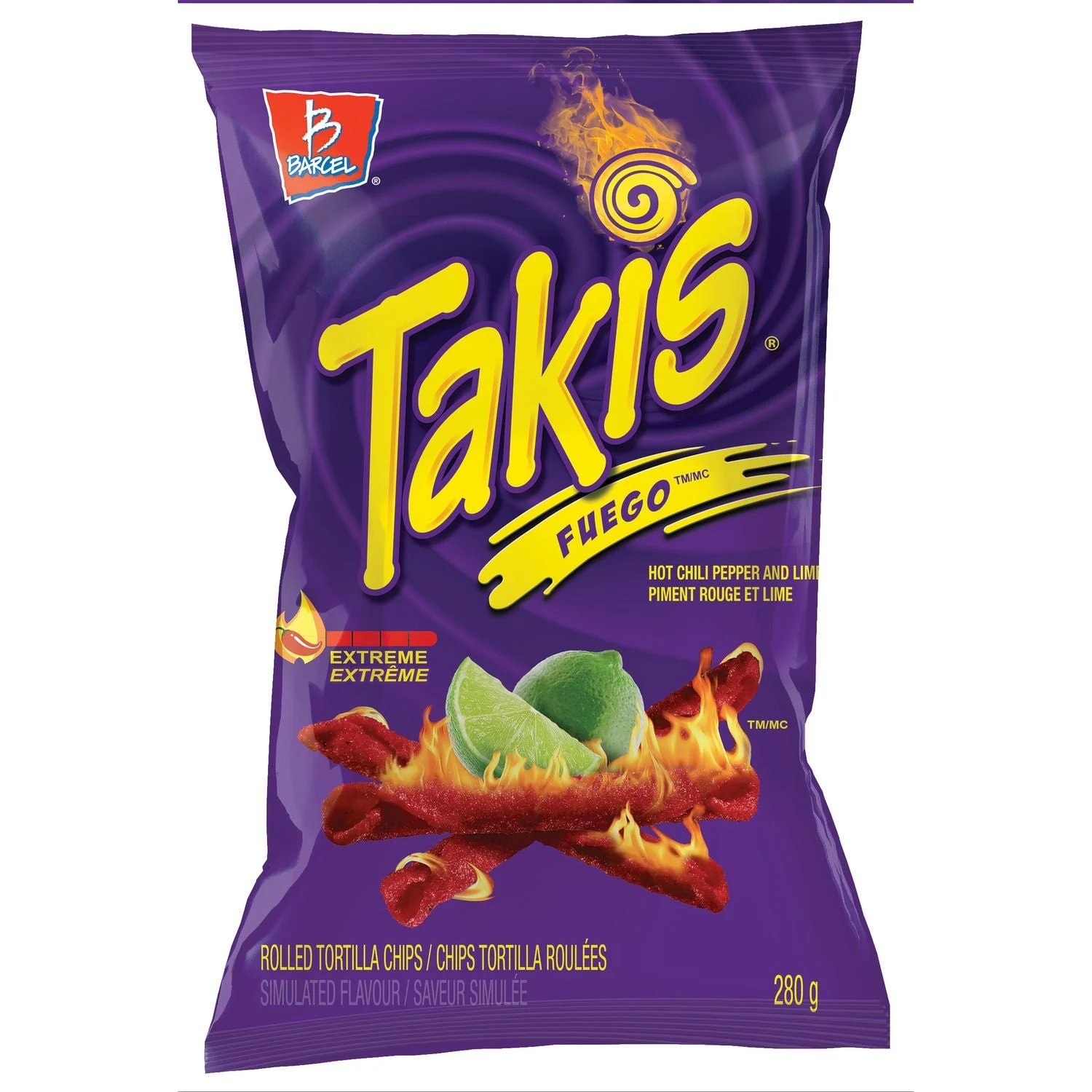 Takis Fuego Spicy Chili Pepper & Lime 260 g