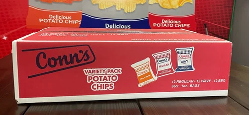 Variety pack (Original, Wavy and BBQ) - 1 oz. bags