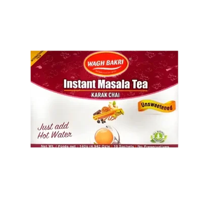 Wagh Bakri - Instant Masala Tea - Unsweetened -140g