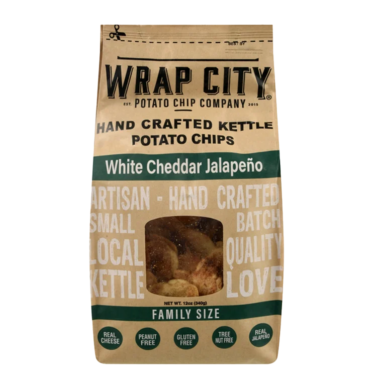 White Cheddar Jalapeño – Homemade Kettle Potato Chips