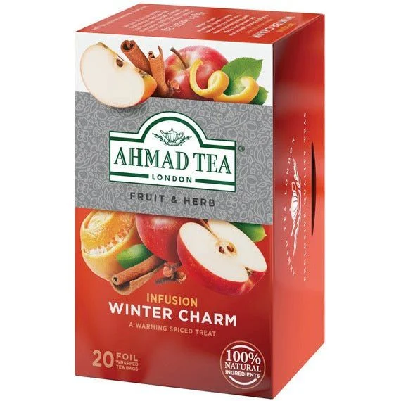 Winter Charm Infusion Fruit Tea - Herbal | 20' Tea Bags | Ahmad Tea